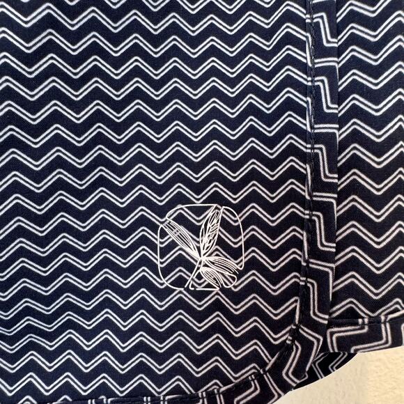 Carve Designs Blue Chevron Print Women's Board Shorts Size 4 -Swim Beach Surf - Picture 2 of 6